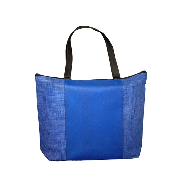 Tonal Non-Woven Zipper Trade Show Tote Bag - Tonal Non-Woven Zipper Trade Show Tote Bag - Image 3 of 3