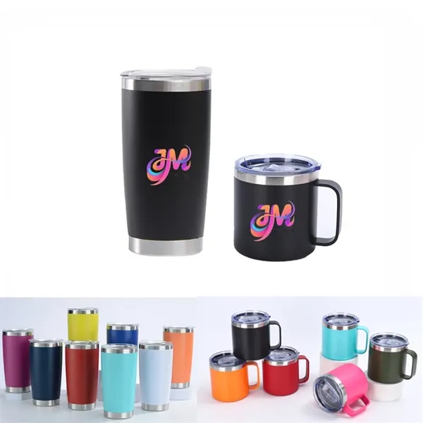 20oz Tumbler & 12 oz Mug Insulated Drinkware Gift Set - 20oz Tumbler & 12 oz Mug Insulated Drinkware Gift Set - Image 0 of 2