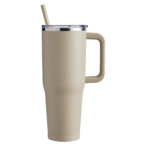 Harriton 40 oz. Vacuum Insulated Stainless Steel Travel T... - Harriton 40 oz. Vacuum Insulated Stainless Steel Travel T... - Image 3 of 16