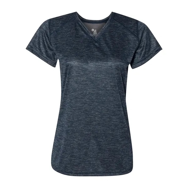 Badger Women's Tonal Blend V-Neck T-Shirt - Badger Women's Tonal Blend V-Neck T-Shirt - Image 8 of 15