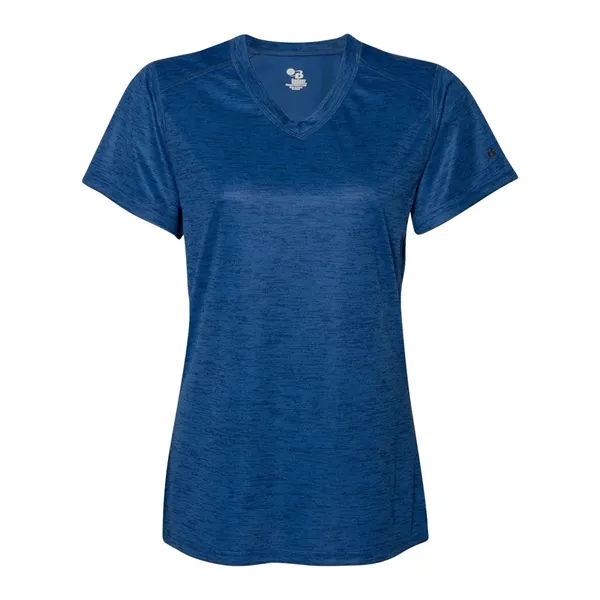 Badger Women's Tonal Blend V-Neck T-Shirt - Badger Women's Tonal Blend V-Neck T-Shirt - Image 12 of 15