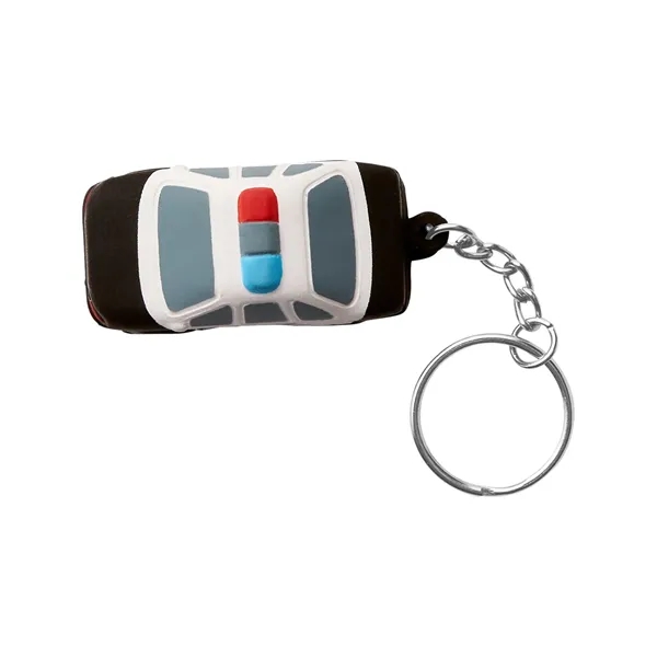 Police Car Shape Stress Ball Keychain - Police Car Shape Stress Ball Keychain - Image 1 of 2