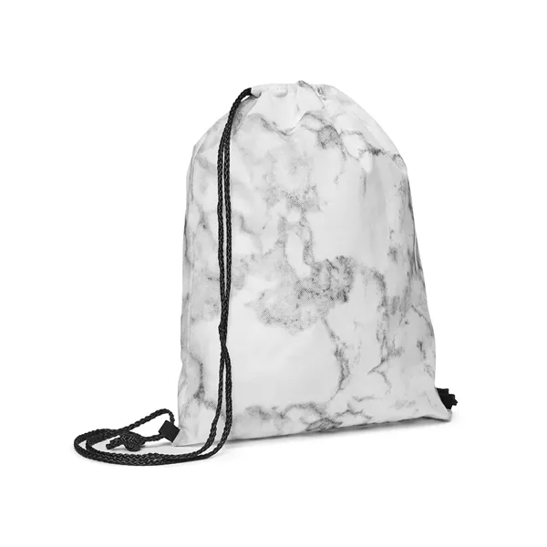 Marble Non-Woven Drawstring Bag - Marble Non-Woven Drawstring Bag - Image 0 of 1