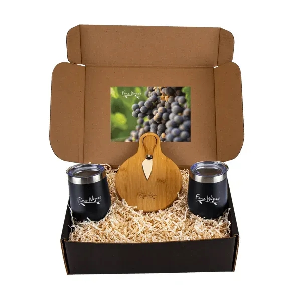 Custom Wine and Cheese Gift Set