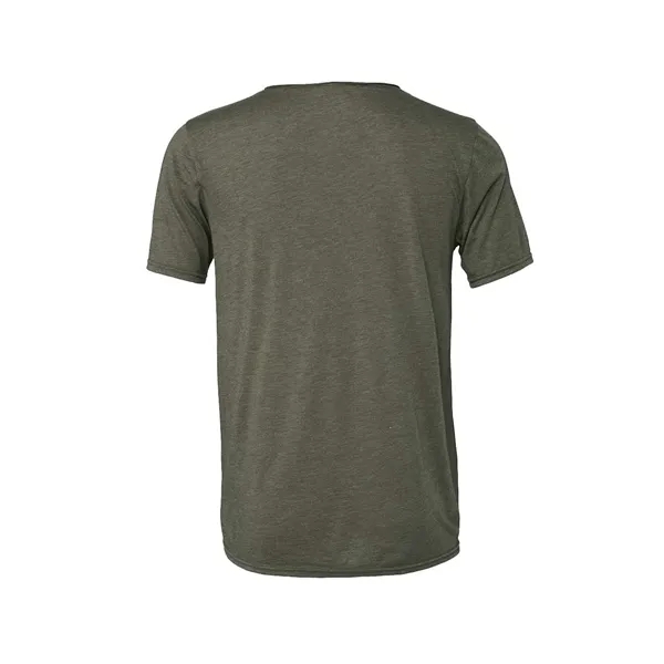 BELLA + CANVAS Unisex FWD Fashion Triblend Raw Neck Tee - BELLA + CANVAS Unisex FWD Fashion Triblend Raw Neck Tee - Image 2 of 4