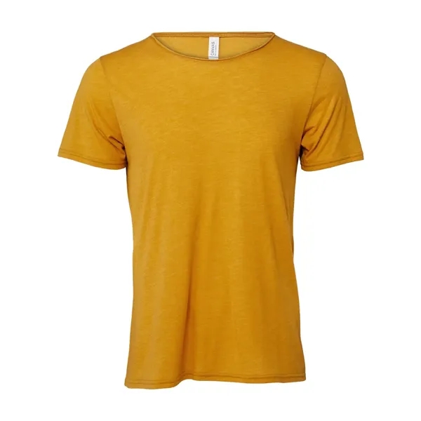 BELLA + CANVAS Unisex FWD Fashion Triblend Raw Neck Tee - BELLA + CANVAS Unisex FWD Fashion Triblend Raw Neck Tee - Image 3 of 4