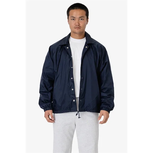 Unisex Nylon Raglan Coaches Jacket - Unisex Nylon Raglan Coaches Jacket - Image 7 of 16