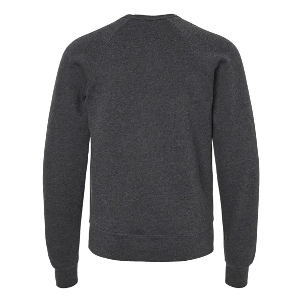 BELLA + CANVAS Youth Sponge Fleece Crewneck Sweatshirt - BELLA + CANVAS Youth Sponge Fleece Crewneck Sweatshirt - Image 6 of 16