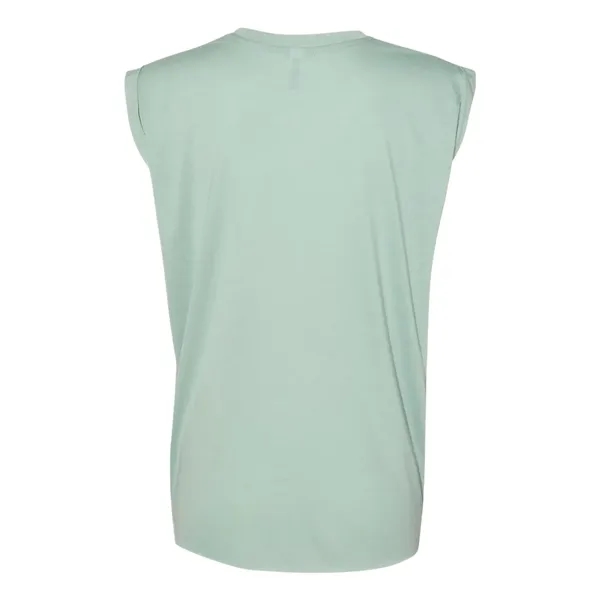 BELLA + CANVAS Women's Flowy Rolled Cuffs Muscle Tee - BELLA + CANVAS Women's Flowy Rolled Cuffs Muscle Tee - Image 6 of 22