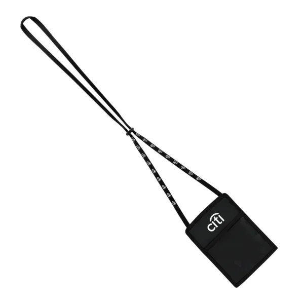 Custom Javitz Crossbody Badge Holder Lanyard