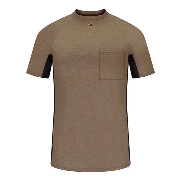 Bulwark Men's FR Two-Tone Base Layer with Concealed Chest... - Bulwark Men's FR Two-Tone Base Layer with Concealed Chest... - Image 2 of 4