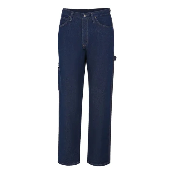 Bulwark Men's Flame Resistant Pre-Washed Denim Dungaree - Bulwark Men's Flame Resistant Pre-Washed Denim Dungaree - Image 2 of 20