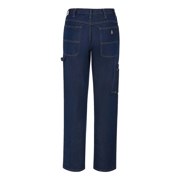 Bulwark Men's Flame Resistant Pre-Washed Denim Dungaree - Bulwark Men's Flame Resistant Pre-Washed Denim Dungaree - Image 7 of 20