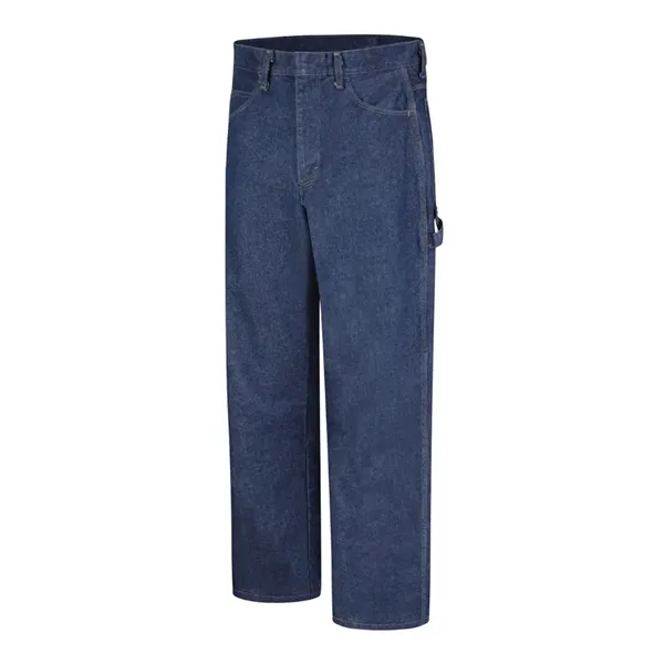 Bulwark Men's Flame Resistant Pre-Washed Denim Dungaree - Bulwark Men's Flame Resistant Pre-Washed Denim Dungaree - Image 9 of 20