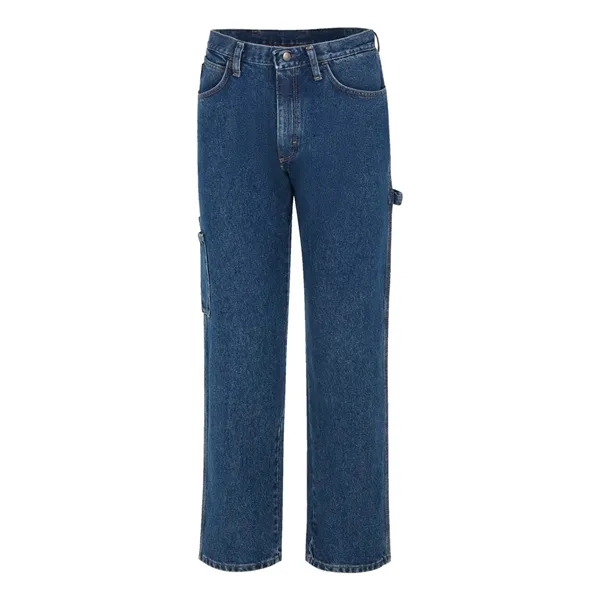 Bulwark Men's Flame Resistant Pre-Washed Denim Dungaree - Bulwark Men's Flame Resistant Pre-Washed Denim Dungaree - Image 16 of 20