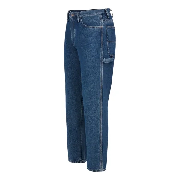 Bulwark Men's Flame Resistant Pre-Washed Denim Dungaree - Bulwark Men's Flame Resistant Pre-Washed Denim Dungaree - Image 18 of 20