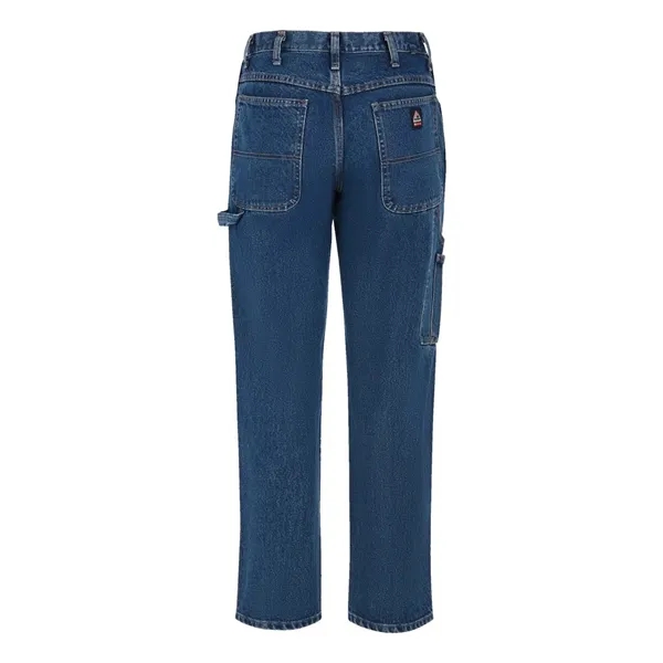 Bulwark Men's Flame Resistant Pre-Washed Denim Dungaree - Bulwark Men's Flame Resistant Pre-Washed Denim Dungaree - Image 19 of 20