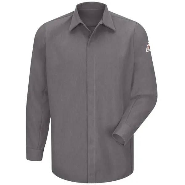 Bulwark Men's Concealed-Gripper Pocketless Long Sleeve Sh... - Bulwark Men's Concealed-Gripper Pocketless Long Sleeve Sh... - Image 0 of 6