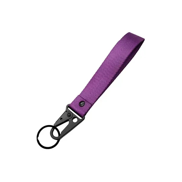 Polyester Logo Sublimation Keychain Lanyard - Secure Buckle - Polyester Logo Sublimation Keychain Lanyard - Secure Buckle - Image 5 of 8
