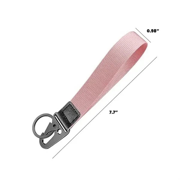 Polyester Logo Sublimation Keychain Lanyard - Secure Buckle - Polyester Logo Sublimation Keychain Lanyard - Secure Buckle - Image 2 of 8