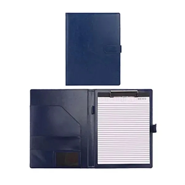 Leather A4 File Folder with Pen Holder - Organizer - Leather A4 File Folder with Pen Holder - Organizer - Image 2 of 3