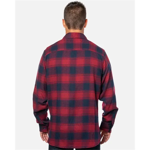 Burnside Men's Yarn-Dyed Flannel Shirt - Burnside Men's Yarn-Dyed Flannel Shirt - Image 19 of 58