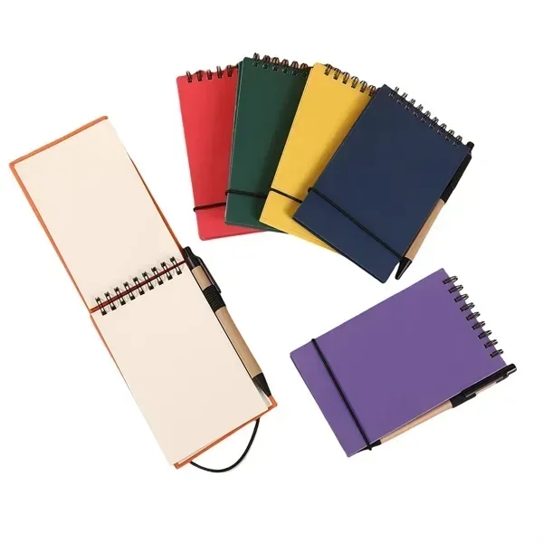 A6 Spiral Notepad & Pen Set - Writing for Notes/Journals - A6 Spiral Notepad & Pen Set - Writing for Notes/Journals - Image 2 of 11