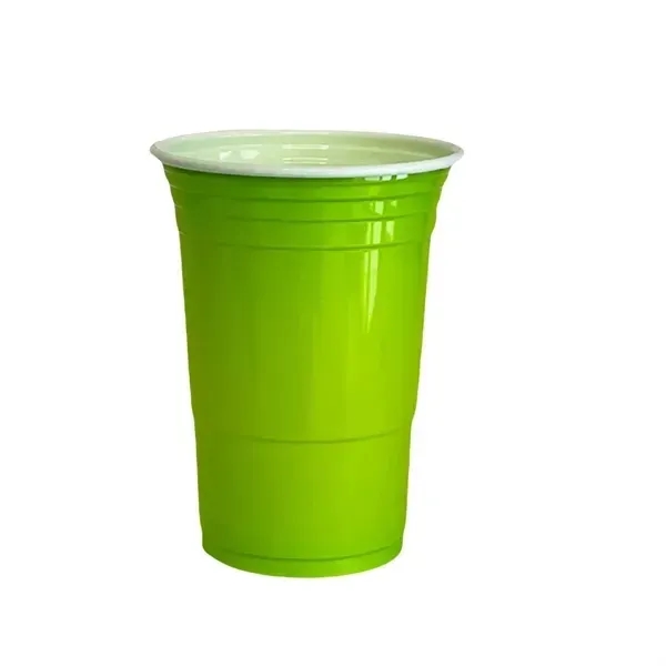 16oz Reusable Party Cup - Durable Plastic Drinking Tumbler - 16oz Reusable Party Cup - Durable Plastic Drinking Tumbler - Image 2 of 5