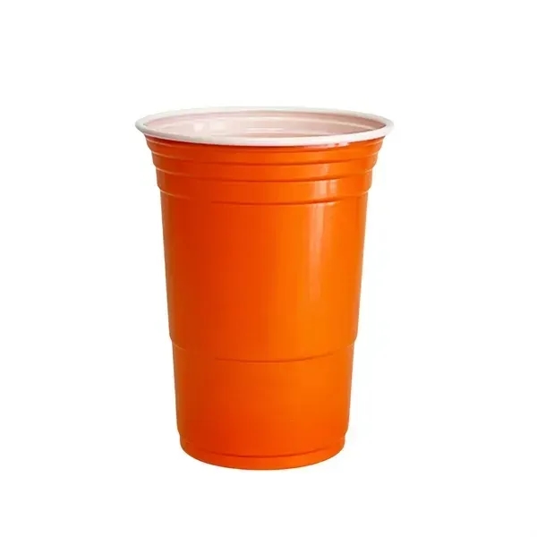 16oz Reusable Party Cup - Durable Plastic Drinking Tumbler - 16oz Reusable Party Cup - Durable Plastic Drinking Tumbler - Image 4 of 5