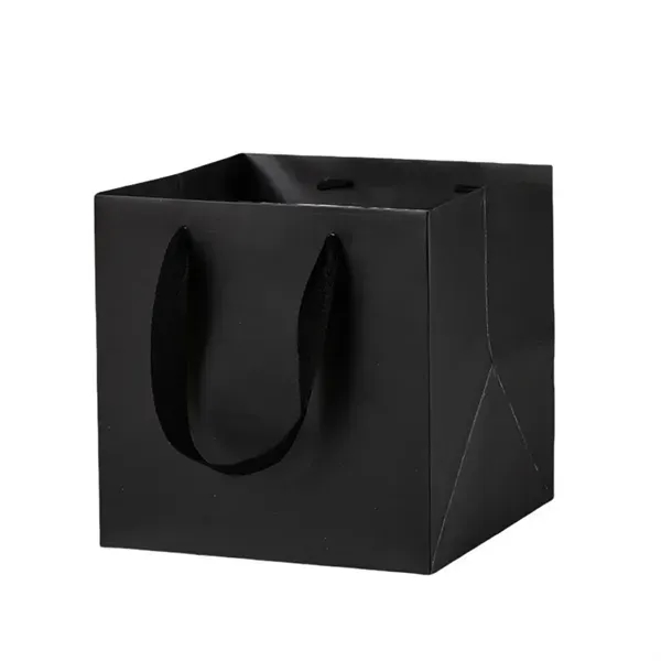 Square Kraft Paper Gift Tote Bag - Durable and Sturdy - Square Kraft Paper Gift Tote Bag - Durable and Sturdy - Image 9 of 9
