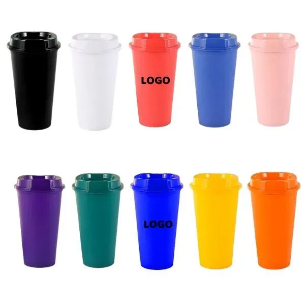 16oz Colorful Plastic Cup - Vibrant Reusable Drinkware - 16oz Colorful Plastic Cup - Vibrant Reusable Drinkware - Image 0 of 11