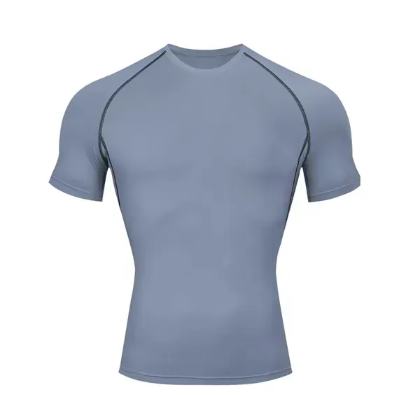 Compression Short Sleeve - Breathable Performance Top - Compression Short Sleeve - Breathable Performance Top - Image 5 of 9