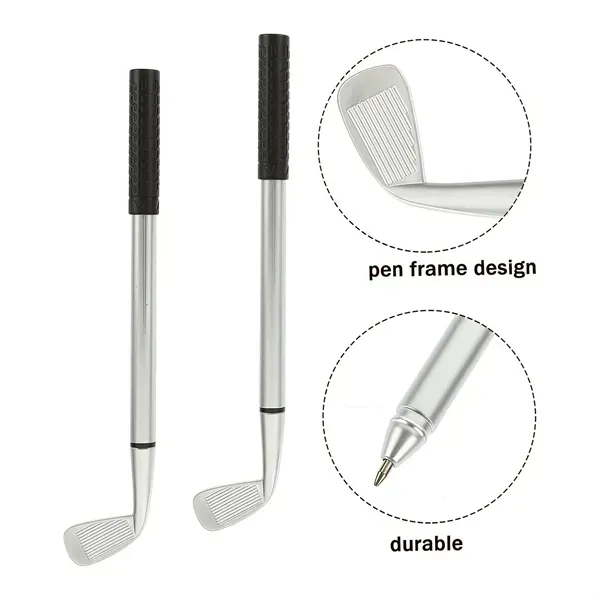 Golf Ballpoint Pen - Black Ink Writing Instrument - Golf Ballpoint Pen - Black Ink Writing Instrument - Image 4 of 6