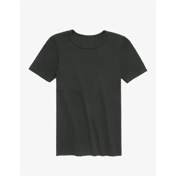 8.5 oz Sustainable Cotton Ribbed SS Tee 290 GSM - ROSR - 8.5 oz Sustainable Cotton Ribbed SS Tee 290 GSM - ROSR - Image 4 of 4