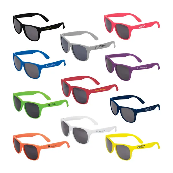 Single Color Matte Sunglasses - Single Color Matte Sunglasses - Image 0 of 11