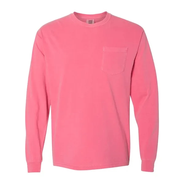 Comfort Colors Garment-Dyed Heavyweight Long Sleeve Pocke... - Comfort Colors Garment-Dyed Heavyweight Long Sleeve Pocke... - Image 21 of 61