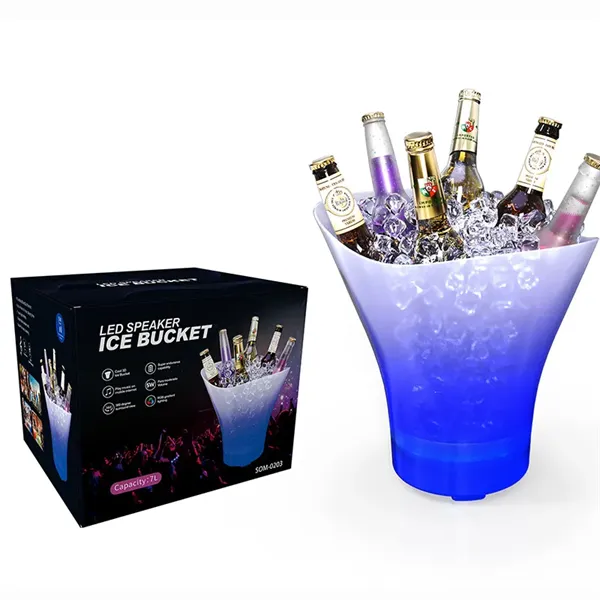 LED Bluetooth Ice Bucket Speaker - LED Bluetooth Ice Bucket Speaker - Image 0 of 4