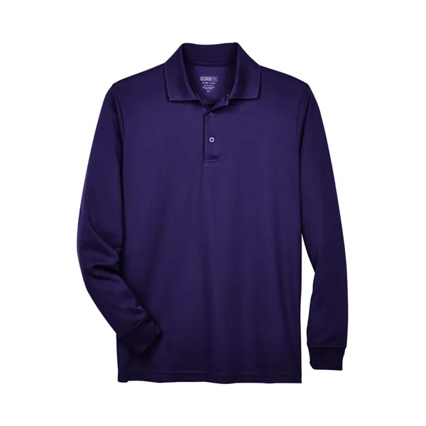 CORE365 Men's Pinnacle Performance Long Sleeve Pique Polo - CORE365 Men's Pinnacle Performance Long Sleeve Pique Polo - Image 7 of 20