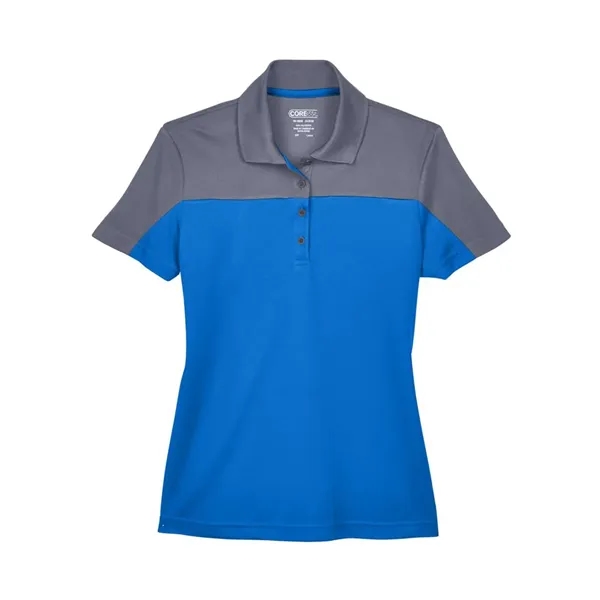 CORE365 Women's Balance Colorblock Performance Pique Polo