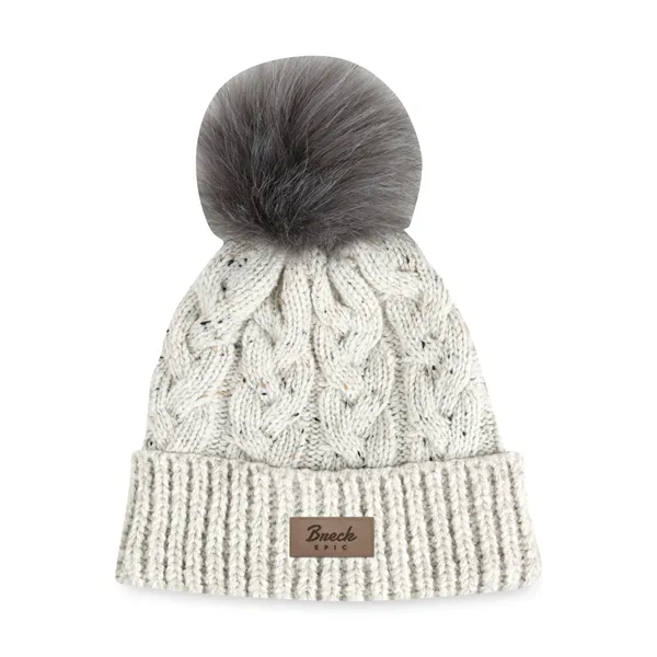 Ahead Speckle Pom Knit Hat - Ahead Speckle Pom Knit Hat - Image 0 of 1