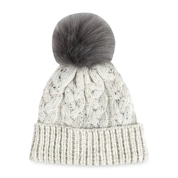 Ahead Speckle Pom Knit Hat - Ahead Speckle Pom Knit Hat - Image 1 of 1