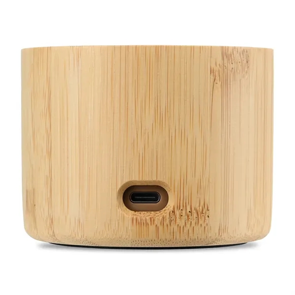 Reed Circle Bamboo Wireless Speaker - Reed Circle Bamboo Wireless Speaker - Image 3 of 6