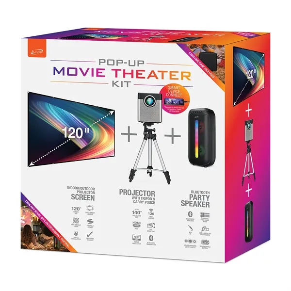 iLive™ Cinema Pop-Up Movie Theater Kit - iLive™ Cinema Pop-Up Movie Theater Kit - Image 9 of 14