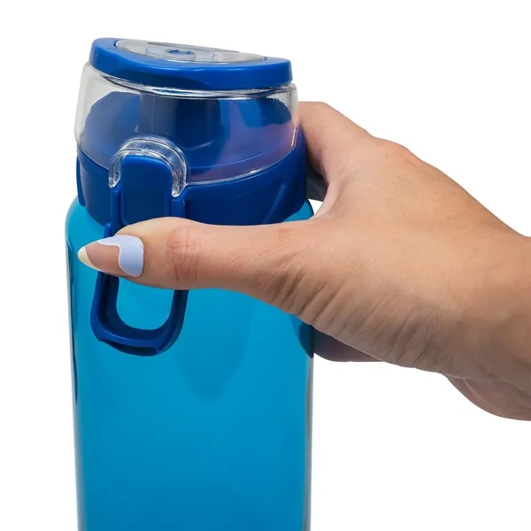 Cool Gear® Cylinder Bottle with Halo Lid - 32 Oz. - Cool Gear® Cylinder Bottle with Halo Lid - 32 Oz. - Image 3 of 16