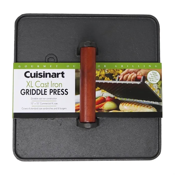 Cuisinart Outdoors™ XL Cast Iron Griddle Press - Cuisinart Outdoors™ XL Cast Iron Griddle Press - Image 3 of 7