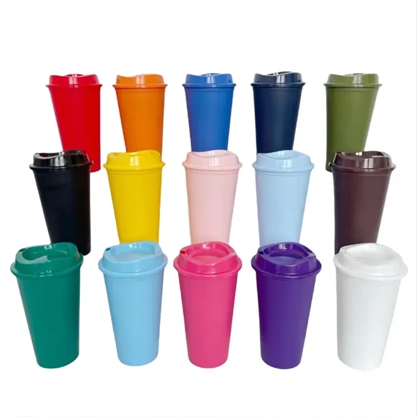 16 oz Tumbler and Lid Plastic Cups - 16 oz Tumbler and Lid Plastic Cups - Image 1 of 4