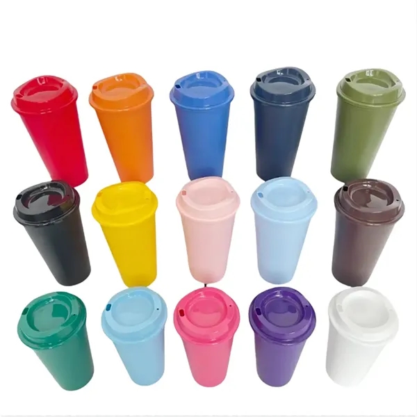 16 oz Tumbler and Lid Plastic Cups - 16 oz Tumbler and Lid Plastic Cups - Image 2 of 4