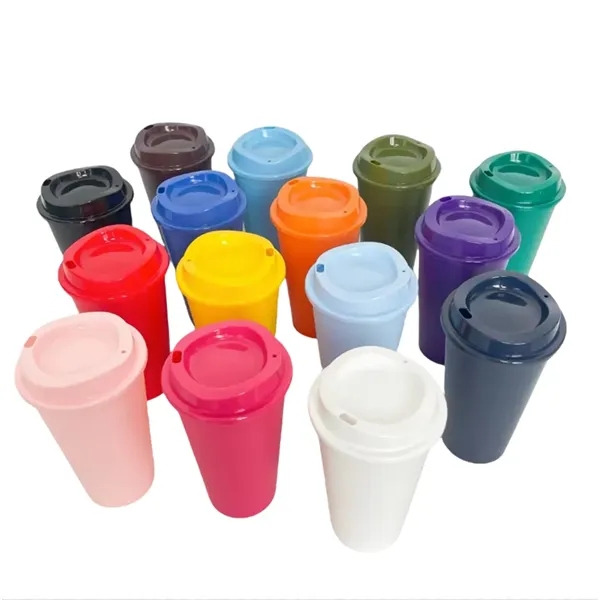 16 oz Tumbler and Lid Plastic Cups - 16 oz Tumbler and Lid Plastic Cups - Image 3 of 4
