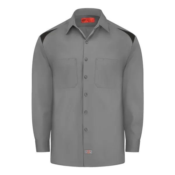 Dickies Men's Tall Long Sleeve Performance Team Shirt - Dickies Men's Tall Long Sleeve Performance Team Shirt - Image 9 of 10