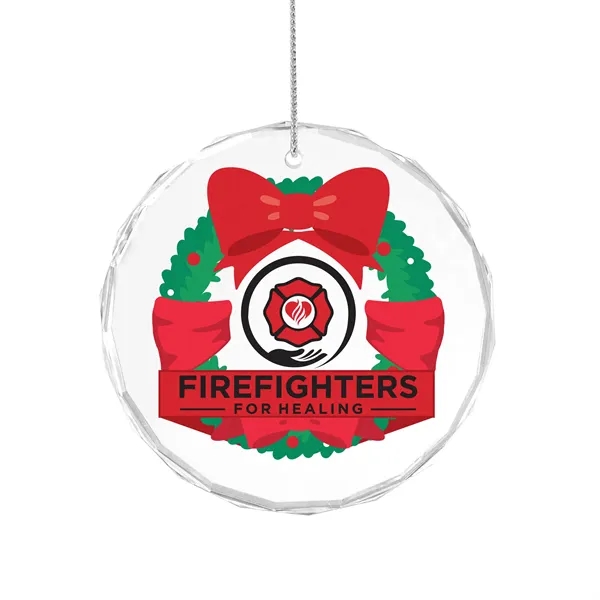 Faceted Glass Holiday Ornament - Faceted Glass Holiday Ornament - Image 3 of 12